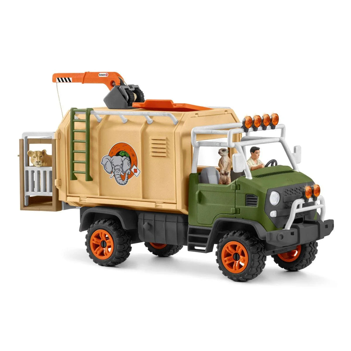 42475 Schleich Wild Life - Camion per il salvataggio degli animali